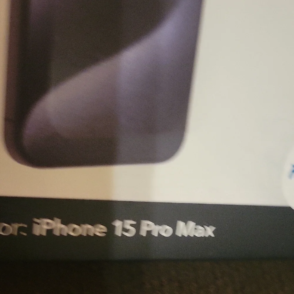 Glass Shield Tempered Glass Screen Protector for iPhone 15 Pro Max - Black